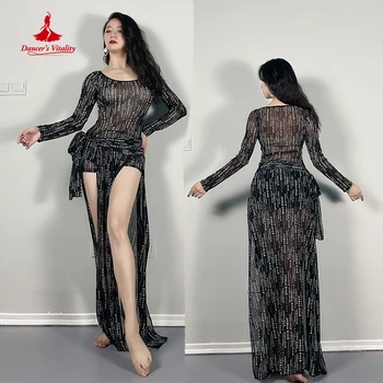 Poligon Odjeća za Trbušni Ples za Žene Baladi Shaabi Star Sjajna Haljina Dinamičan Personalizirane Orijentalni Trbušni Ples Robas 3