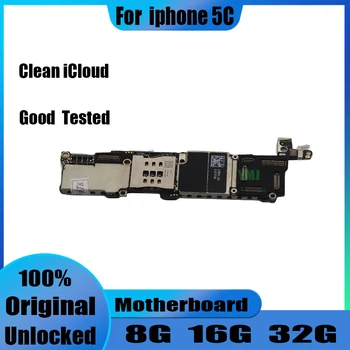 100% Izvorna Matična ploča Za službena iPhone 5C Matična ploča Tipska Разблокированная Logička naknada Punu Funkciju Instaliran IOS 8G-16G-32GB