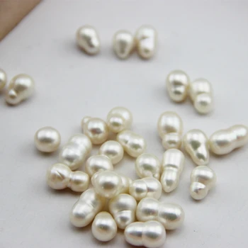 Perle od prirodnih Slatkovodni Biseri veličina 7-9 mm, Slobodan Bisernih Perli u stilu baroka, Trendi Ženski Nakit, Pribor 
