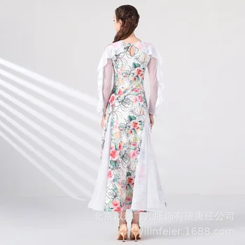 Novi Dizajn, Modni Retro Elegantna Ženska Odjeća Za Odrasle, Odjeću Za Nastupe, Bijelo Loptu Haljina, Plesni Kostim, Traje 2