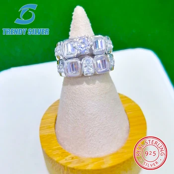 vintage prsten srebrni pravi nakit od 925 sterling srebra za žene rose gold s kamen cirkon čvrsta i elegantna
