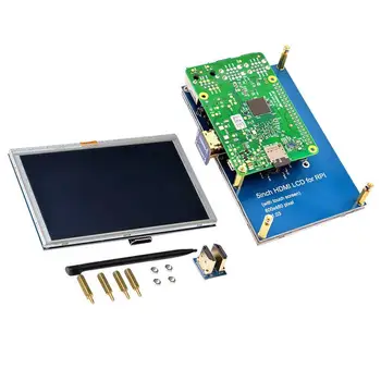 Modul zaslona 800x480 HDMI TFT LCD zaslon osjetljiv na dodir 5 inča Дисплейный za Malina PI