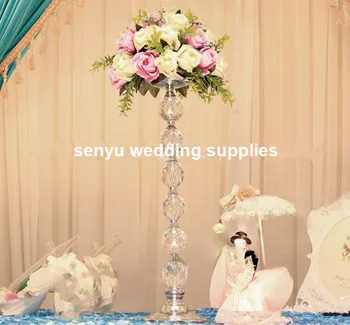 10 kom. (50 cm/100 cm) Centralno uređenje svadbena površine akrilni stalak za cvijeće za vjenčanje ukras senyu0548 1