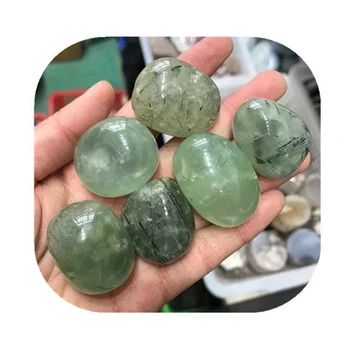 visokokvalitetne kristale i ljekovita kamenje prirodni zeleni пренит галтованные kamenje za uređenje doma akvarij 0