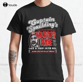 Nova Klasična Majica Kapetan Spaulding Murder Ride, Хлопковая t-Shirt S-5Xl, t-Shirt na zakopčane, ženski Unisex 0