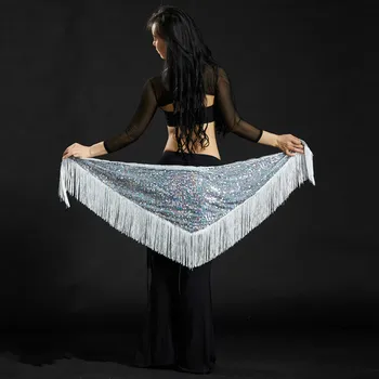 Trokut Блесток Trbušni Ples Hip Šal Papir za pakiranje, Suknja Kićanka Struka Lanac za Plesačica Indijski Ples Zona Zona 89 0