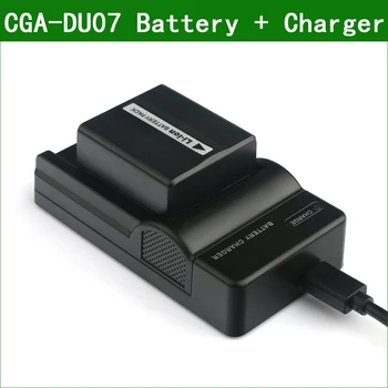 LANFULANG Zamjena baterije CGA-DU07 i punjač Micro USB za Panasonic NV-GS75 NV-GS78 NV-GS140 CGA-DU06 CGA-DU07