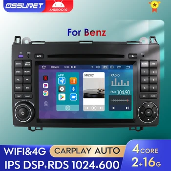 Android 2din Auto radio Media player za Mercedes Benz W169 W245 Vito Viano W639 Sprinter W906 7 